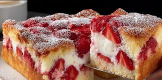 Ovaj kolač od jagoda je tako brz da ga pravim svakog vikenda! Gotov je za nekoliko minuta i ima rajski ukus!