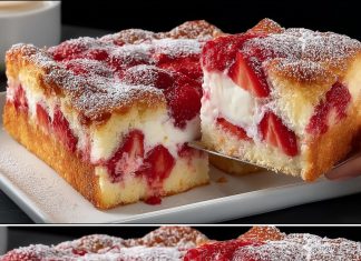 Ovaj kolač od jagoda je tako brz da ga pravim svakog vikenda! Gotov je za nekoliko minuta i ima rajski ukus!