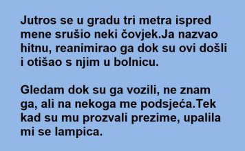 Spasio je ČOVEKA na ulici ali kada je SHVATIO ko je ON nije mogao da VERUJE da se ŽIVOT tako poigrao sa njim…