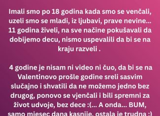 Razveli se JER nisu mogli imati dece a onda su sreli 4 godine posle , usledio je pravi ŠOK!