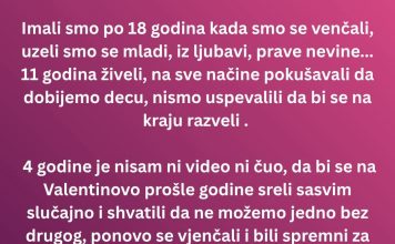 Razveli se JER nisu mogli imati dece a onda su sreli 4 godine posle , usledio je pravi ŠOK!