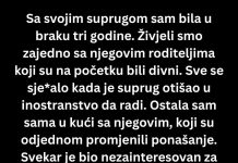 Kada je MUŽ otišao ZA inostranstvo krenuo je PRAVI pakao za nju a RAZLOG je ŠOK!