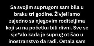Kada je MUŽ otišao ZA inostranstvo krenuo je PRAVI pakao za nju a RAZLOG je ŠOK!