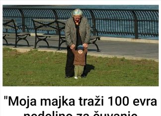 “Moja majka traži 100 evra nedeljno za čuvanje unuka. Kad sam rekla suprugu njegov odgovor me je iznenadio”