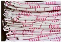 Izbijelite kuhinjske krpe bez otkuhavanja i veš mašine