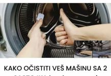 KAKO OČISTITI VEŠ MAŠINU SA 2 SASTOJKA bez kamenca i neprijatnog mirisa