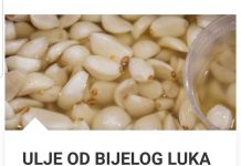 Ulje od bijelog luka rjesava mnoge probleme!!