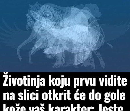 Prva životinja koju vidite na slici otkrit će vaš karakter golim okom: Jeste li spremni?