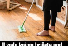 U vodu kojom brišete pod uvijek dodajte samo mrvicu ovog praha, cijela kuća će danima predivno mirisati