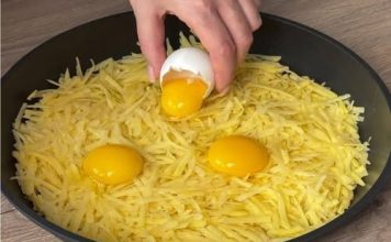 Ako imate 1 krompir i 1 jaje. Brz i ukusan njemački recept za 5 minuta!