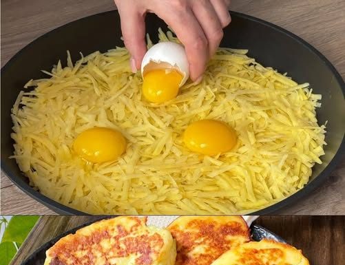 Ako imate 1 krompir i 1 jaje. Brz i ukusan njemački recept za 5 minuta!