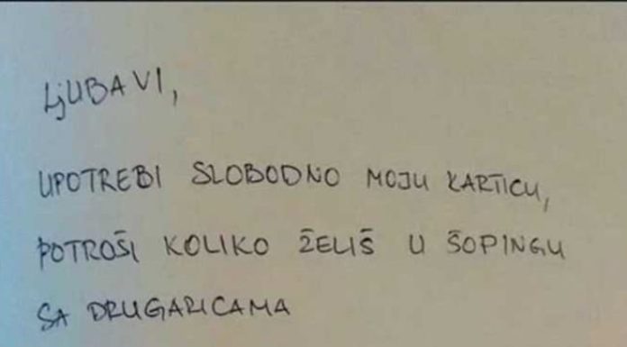 OTKRIO je ženi pin svoje kartice, ali na način koji baš i neće uspjeti lako dešifrirati