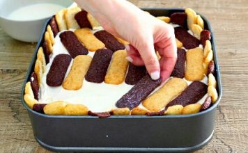 BEZ PEČENJA – I NESTALE SU ZA MINUTU! SLADOLED TORTA SA KEKISIMA I NUTELLOM