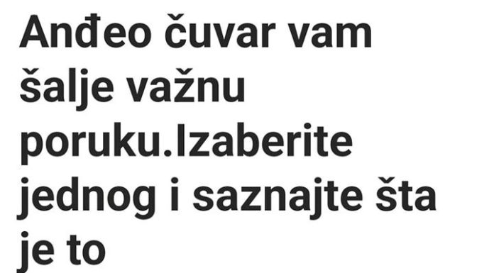 Anđeo čuvar vam šalje važnu poruku. Izaberite jednog i saznajte šta je to