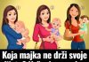 Koja majka ne drži svoje dijete? Vaš odgovor do srži otkriva kakva ste zapravo osoba!