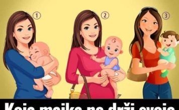 Koja majka ne drži svoje dijete? Vaš odgovor do srži otkriva kakva ste zapravo osoba!