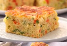 JEDN0STAVN0 P0MIJEŠAJTE SVE SAST0JKE U ZDJELI I IZLIJTE U PLEH.. G0T0V0 ZA 3O MINUTA!