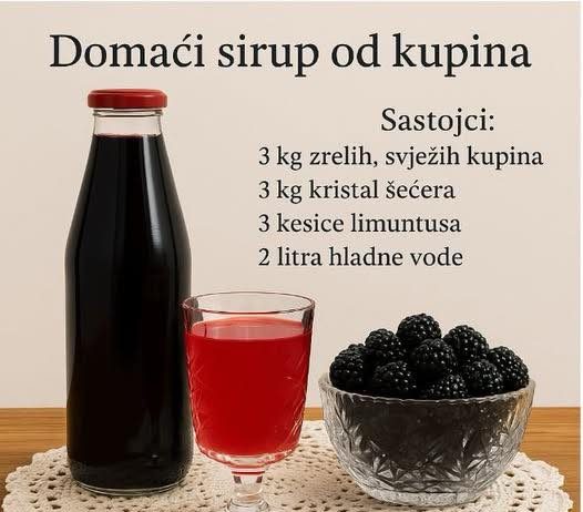 D0MAĆI SIRUP 0D KUPINA