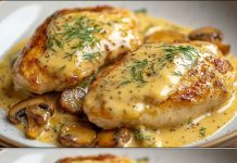 NAJMEKŠA I NAJSOČNIJA PILETINA U KREM SOSU OD GLJIVA 🍗🍄✨Toliko mekana da se topi u ustima