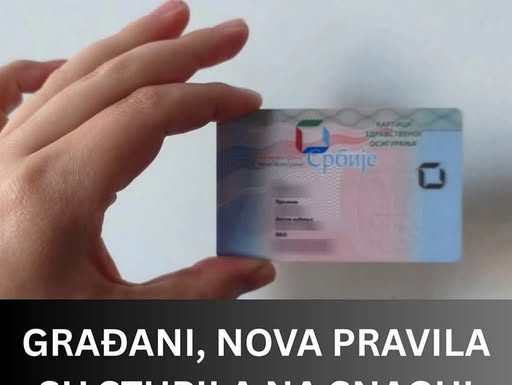GRAĐANI, NOVA PRAVILA STUPAJU NA SNAGU! Od ovog datuma provodi se velika promjena u zdravstvu