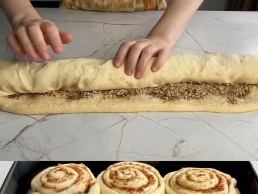 Probajte ove cimet rolice na ovaj način! 🍩 Oduševićete se rezultatom! Tajni sastojak ce vas oduseviti! #CimetRolice #ReceptZaSreću