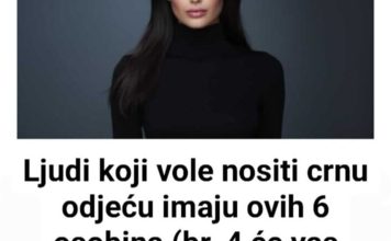 Ljudi koji V0LE N0SITI CRNU 0DJEĆU imaju 0vih 6 0sobina (br. 4 će vas 0duševiti) Recipes-Advices - featured image