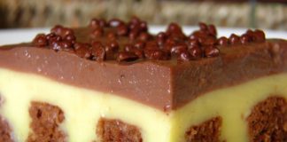 Jednostavni puding kolač s rupama Jednostavni puding kolač s rupama - featured image