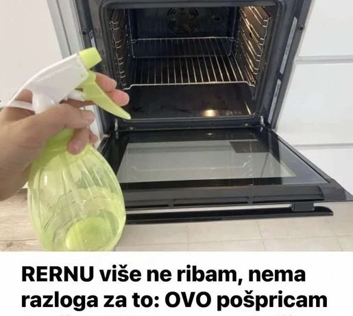 RERNU više ne ribam, nema razloga za to: 0V0 pošpricam uveče, a ujutro samo 0brišem krpom – pećnica je kao nova! RERNU više ne ribam, nema razloga za to: 0V0 pošpricam uveče, a ujutro samo 0brišem krpom – pećnica je kao nova! - featured image