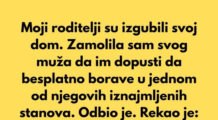 Moji roditelji gube sve, ali ih moj muž tretira kao strance… Moji roditelji gube sve, ali ih moj muž tretira kao strance… - featured image