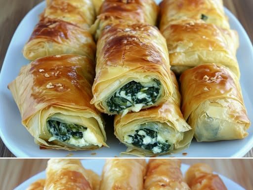 HRSKAVE ROLNICE SA ŠPINATOM I SIROM – turski klasik u malom zalogaju! 🧀🌿 Lako se prave, još lakše nestanu sa stola – idealne za svaku priliku! HRSKAVE ROLNICE SA ŠPINATOM I SIROM – turski klasik u malom zalogaju! 🧀🌿 Lako se prave, još lakše nestanu sa stola – idealne za svaku priliku! - featured image