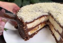 ČOKOLADNA TORTA SA KIKIRIKIJEM: Izgleda kao iz najbolje poslastičarnice, jednostavna je za pripremu, čak se i ne peče ČOKOLADNA TORTA SA KIKIRIKIJEM: Izgleda kao iz najbolje poslastičarnice, jednostavna je za pripremu, čak se i ne peče - featured image