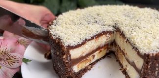 ČOKOLADNA TORTA SA KIKIRIKIJEM: Izgleda kao iz najbolje poslastičarnice, jednostavna je za pripremu, čak se i ne peče ČOKOLADNA TORTA SA KIKIRIKIJEM: Izgleda kao iz najbolje poslastičarnice, jednostavna je za pripremu, čak se i ne peče - featured image