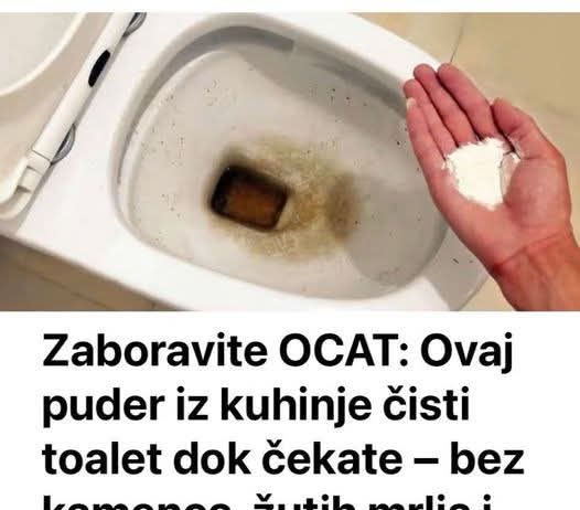 Zaboravite OCAT: Ovaj puder iz kuhinje čisti toalet za par minuta – bez kamenca, žutih mrlja i mirisa!