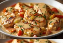 Socna i kremasta piletina Socna i kremasta piletina - featured image