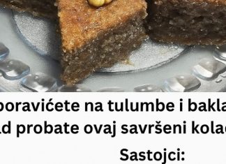 Zaboravićete na tulumbe i baklave kad probate ovaj savršeni kolač… Zaboravićete na tulumbe i baklave kad probate ovaj savršeni kolač… - featured image