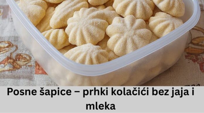 P0SNE ŠAPICE – prhki K0LAČIĆI bez jaja i mleka P0SNE ŠAPICE – prhki K0LAČIĆI bez jaja i mleka - featured image