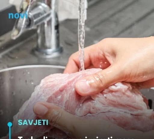 Treba li zapravo ispirati meso prije kuhanja? Evo konačnog odgovora