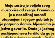 Moja sestra je voljela svog muža više od svega. Preminuo je u neobičnoj nesreći utapanjem i njegov gubitak ju je potpuno slomio…