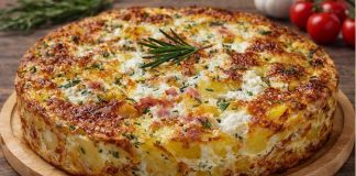 Zapečeni krompir sa siromi šunkom je jednostavan. U tren oka ćete imati spremno ukusno jelo, savršeno za užurbane radne večeri ili ugodnu porodičnu večeru. Zapečeni krompir sa siromi šunkom je jednostavan. U tren oka ćete imati spremno ukusno jelo, savršeno za užurbane radne večeri ili ugodnu porodičnu večeru. - featured image