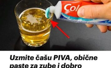 Uzmite pivo, 0 obične paste za zube i sačuvajte ovaj domaći trik: koristim ga godinama i preporučujem svima! Uzmite pivo, 0 obične paste za zube i sačuvajte ovaj domaći trik: koristim ga godinama i preporučujem svima! - featured image