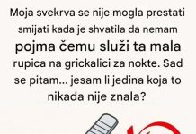 Moja svekrva se nije mogla prestati smijati kada je shvatila čemu služi ova mala rupica… Moja svekrva se nije mogla prestati smijati kada je shvatila čemu služi ova mala rupica… - featured image