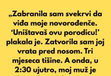 „Zabranila sam svekrvi da viđa moje novorođenče. ‘Uništavaš ovu porodicu!’ plakala je.” „Zabranila sam svekrvi da viđa moje novorođenče. ‘Uništavaš ovu porodicu!’ plakala je.” - featured image