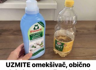UZMITE omekšivač, obično sirće i dobro sačuvajte ovaj domaći trik: Koristim ga godinama i preporučujem svima! UZMITE omekšivač, obično sirće i dobro sačuvajte ovaj domaći trik: Koristim ga godinama i preporučujem svima! - featured image