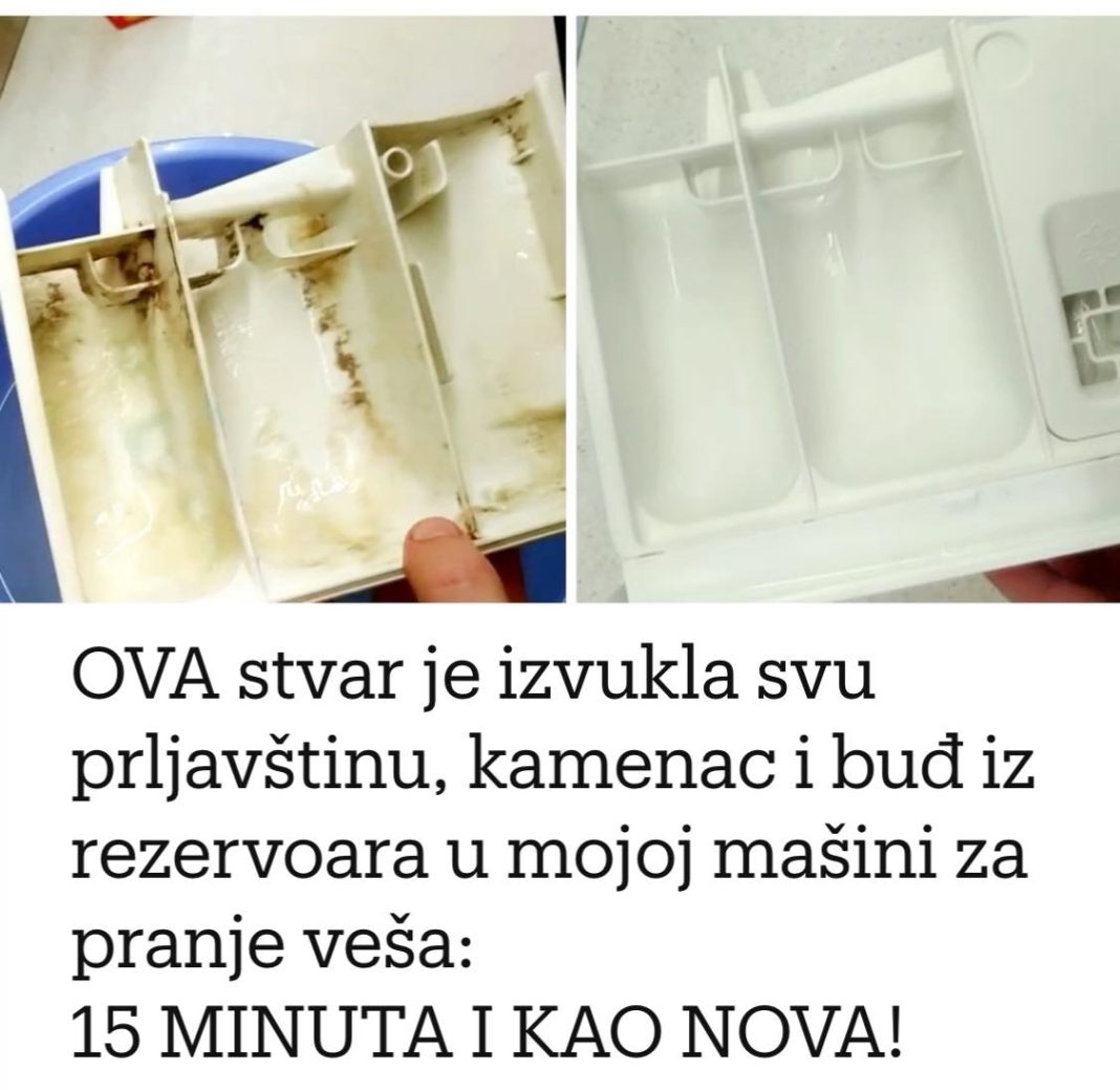 0VA stvar je izvukla svu prljavštinu, kamenac i buđ iz rezervoara u mojoj mašini za pranje veša: 15 MINUTA I KAO N0VA! - featured image
