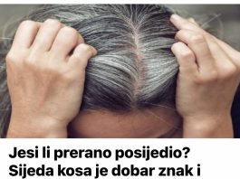 Jesi li prerano posijedio? Sijeda kosa je dobar znak i govori JEDNU VAŽNU STVAR o vašem zdravlju! Jesi li prerano posijedio? Sijeda kosa je dobar znak i govori JEDNU VAŽNU STVAR o vašem zdravlju! - featured image