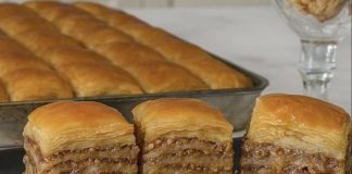 BAKLAVA SA ORASIMA I GOTOVIM KORAMA…Bogata sočna i aromatična savršena za ljubitelje tradicionalnih kolača… BAKLAVA SA ORASIMA I GOTOVIM KORAMA…Bogata sočna i aromatična savršena za ljubitelje tradicionalnih kolača… - featured image