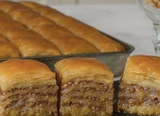 BAKLAVA SA ORASIMA I GOTOVIM KORAMA…Bogata sočna i aromatična savršena za ljubitelje tradicionalnih kolača… BAKLAVA SA ORASIMA I GOTOVIM KORAMA…Bogata sočna i aromatična savršena za ljubitelje tradicionalnih kolača… - featured image