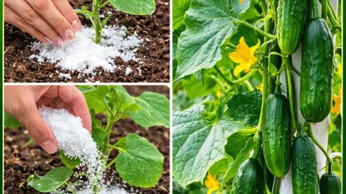 Ovo je tajna neprekidne berbe krastavaca – Samo pospite ovo po njima i braćete ih sve do jeseni Ovo je tajna neprekidne berbe krastavaca – Samo pospite ovo po njima i braćete ih sve do jeseni - featured image