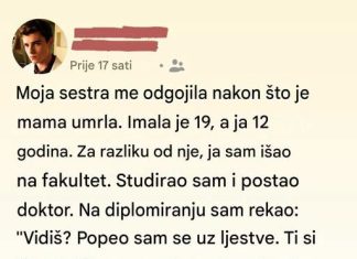 Nakon majčine smrti imala je samo 19 godina, ali je odustala od svojih snova kako bi spasila bratovo djetinjstvo Nakon majčine smrti imala je samo 19 godina, ali je odustala od svojih snova kako bi spasila bratovo djetinjstvo - featured image