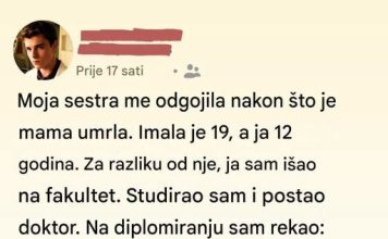 Nakon majčine smrti imala je samo 19 godina, ali je odustala od svojih snova kako bi spasila bratovo djetinjstvo Nakon majčine smrti imala je samo 19 godina, ali je odustala od svojih snova kako bi spasila bratovo djetinjstvo - featured image